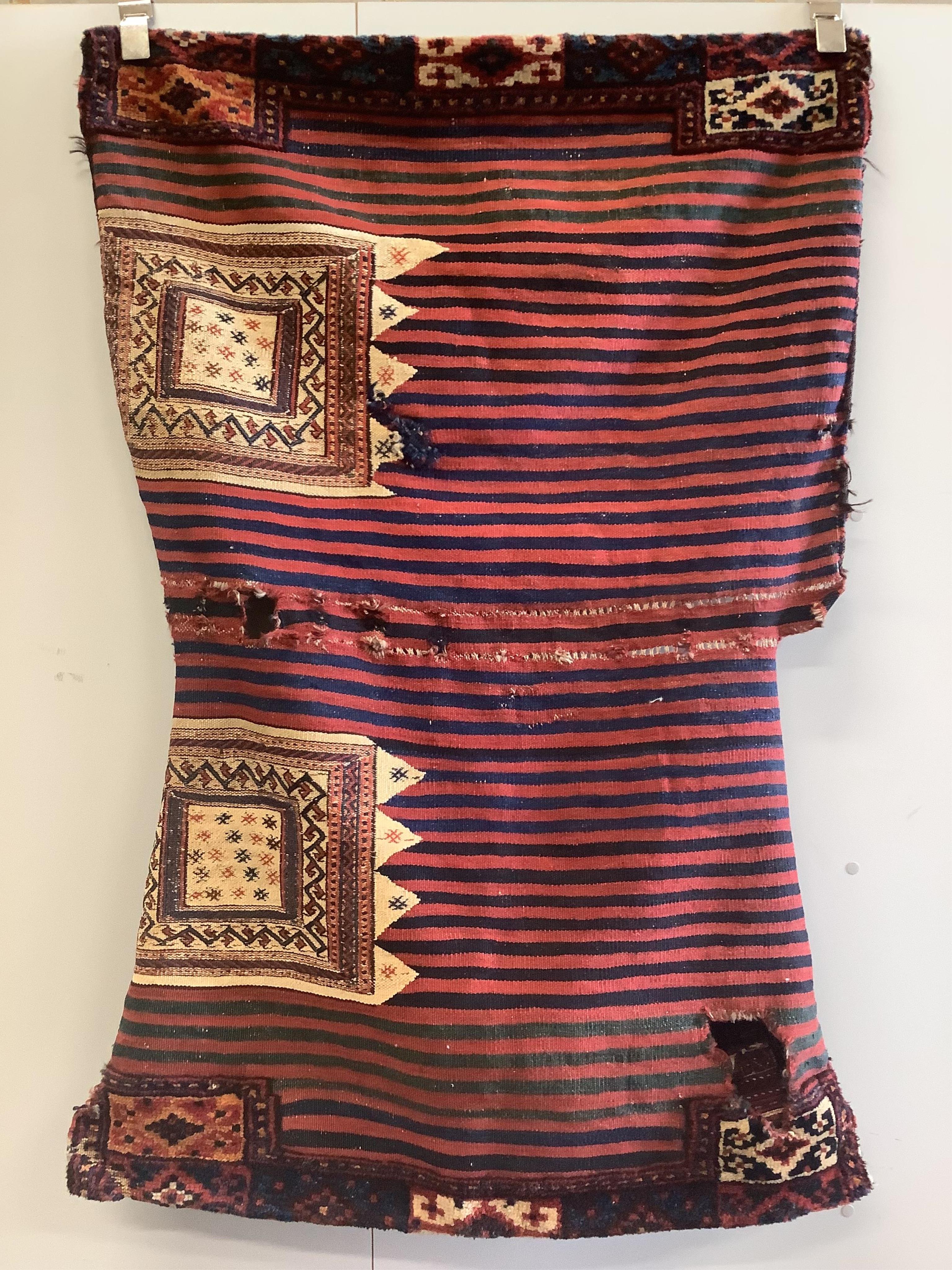 A Bakhtiari saddlebag, 135 x 91cm